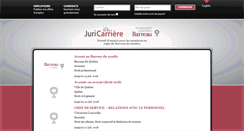 Desktop Screenshot of juricarriere.com